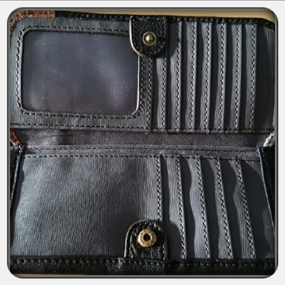 NWOT Genuine Leather Fossil Karli Clutch - Picture 3 of 7